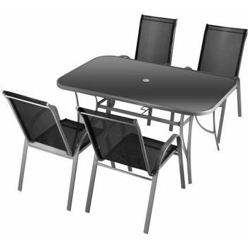 Záhradný set GARTHEN, 5 ks, antracit