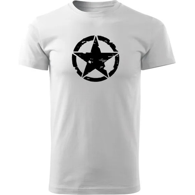 DRAGOWA Тениска с къс ръкав Star, бяла, 160 г/м2 (6446)
