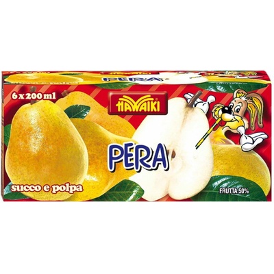 Hawaiki hruškový džús s dužinou 6 x 200 ml