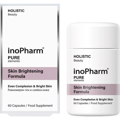 InoPharm Pure Elements Skin Brightening Formula, 60 капсули, InoPharm (191091)