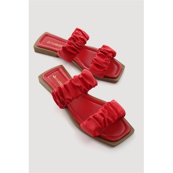 Moda Trend Дамски чехли - Червени #330606 (330606_Червен)