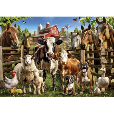 Educa - Puzzle Farmyard Buddies - 500 piese