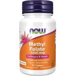NOW NOW Methyl Folate 1, 000mcg, 90 Tablets - fitnesdobavki - 31,27 лв