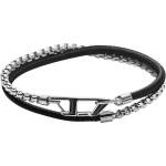 Diesel Унисекс гривна Diesel D Logo стомана и кожа DX1472040 Diesel | Mnogotsveten | МЪЖЕ | UNI