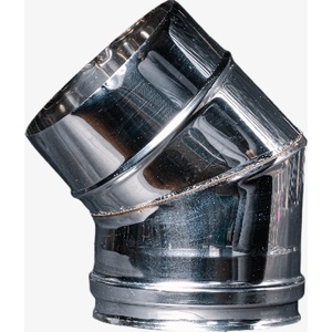 ArtKamin Димоотводно коляно инокс 45° - Ф250 (k45ibi)