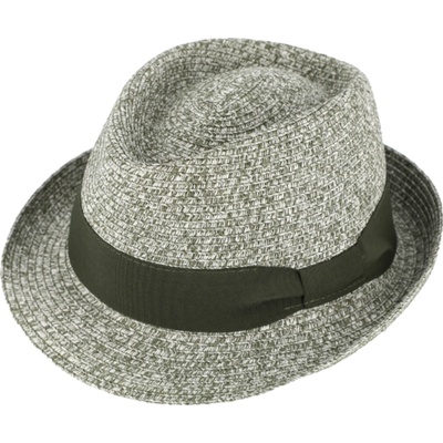 Fiebig Headwear since 1903 Letní klobouk Trilby Trilby Melange zelený