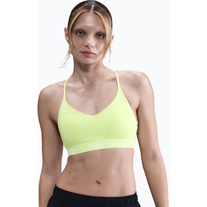 Nike Спортен сутиен Nike Dri-Fit Indy Light Support light lemon twist/white pearl