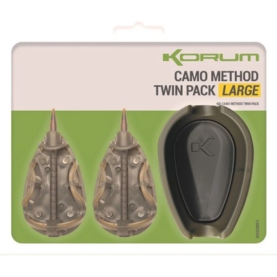Sada Kŕmidiel a Formičky Korum Method Twin Pack Camo Veľkosť L