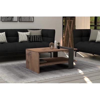 ASIR GROUP Масичка за кафе OVA 35x80 cм кафява/антрацит (AS0577)