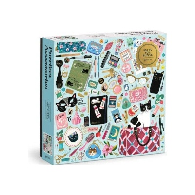 Galison Purrfect Accessories 500 dielov