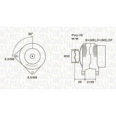 generátor MAGNETI MARELLI 063731147010