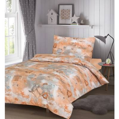 Sconto obliečky KÚZLO VIANOC oranžová 70x90 140x200