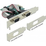 Delock PCI-E разширителна карта 2x Сериен RS-232 90007 (90007)