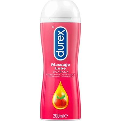 Durex Play Massage 2v1 masážny gél so stimulujúcou guaranou - 200 ml
