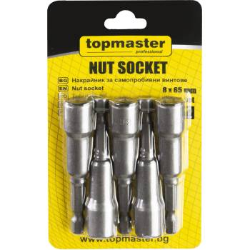 Topmaster Professional Накрайници за самопр. винтове 8x65мм к-т 5бр TMP (10/100) (338621)