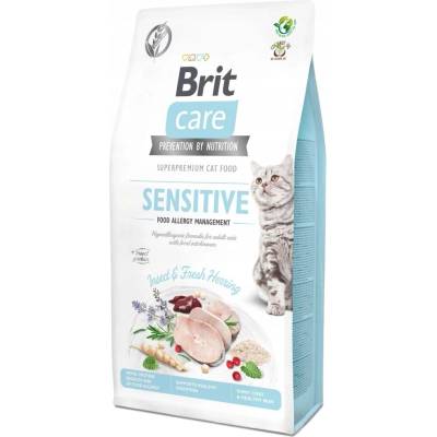 Brit bez obilnín pre dospelé mačky s alergiou sleď 2 kg
