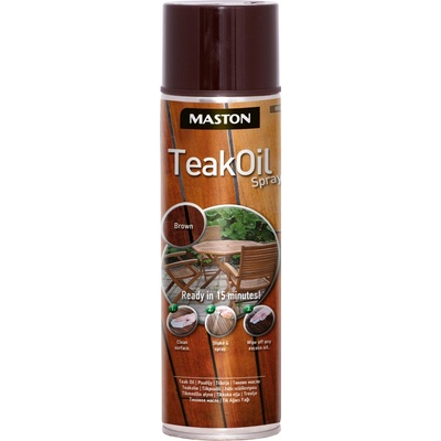 Maston teak olej ve spreji 500 ml hnědá