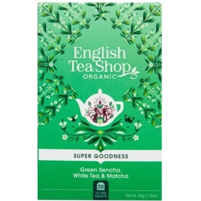 English Tea Shop Sencha, Bílý čaj a Matcha 20 sáčků