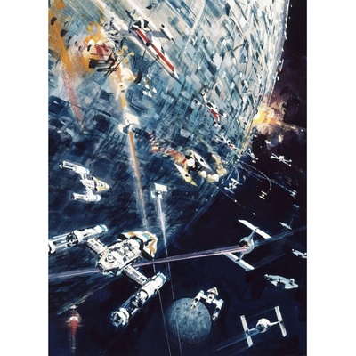 Komar Vliesová fototapeta Star Wars Classic Dogfight rozměry 200 x 275 cm