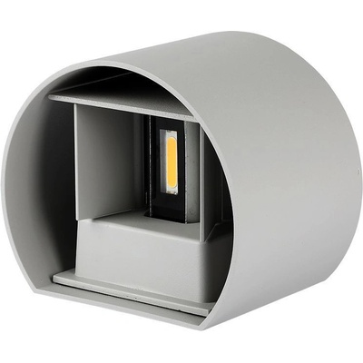 V-TAC 6w Аплик Сиво Тяло Кръг ip65 4000k - 217092 (217092)