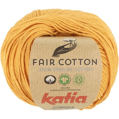 Katia Fair Cotton 37 hořčicově žlutá