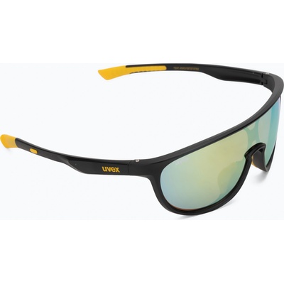 uvex Детски слънчеви очила Sportstyle 515 black matt/mirror yellow