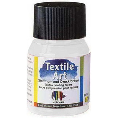 Farba na tmavý textil 59ml Biela
