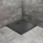 Radaway Doros C Stone квадратно душ корито 100x100 см черен акрил (SDRC1010-01-54S)