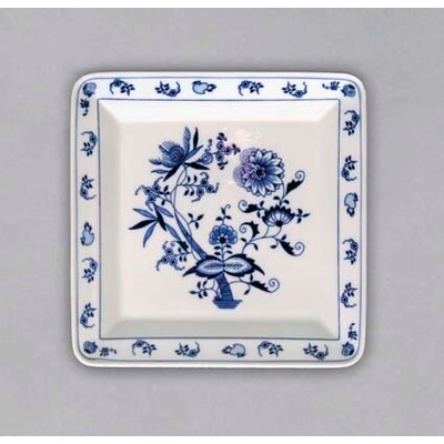 Cibulák Tanier štvorhranný 21 cm originálny cibuľový porcelán