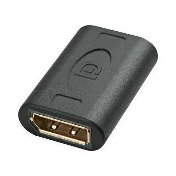 Lindy Удължителен адаптер LINDY 41020 : : DisplayPort, F / F, Type A, 4K, 30 Hz, Позлатени контакти, Черен, LNY-41020