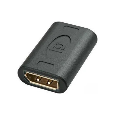 Lindy Удължителен адаптер LINDY 41020 : : DisplayPort, F / F, Type A, 4K, 30 Hz, Позлатени контакти, Черен, LNY-41020
