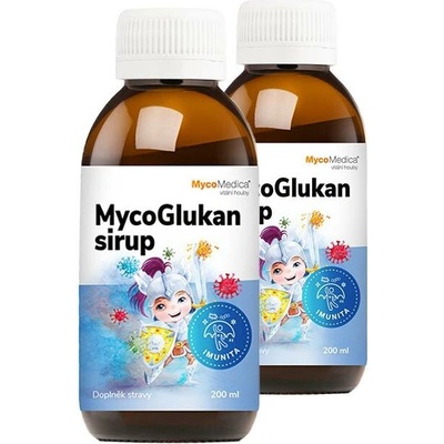 MycoMedica MycoGlukan 2-pack 2 x sirup 200 ml