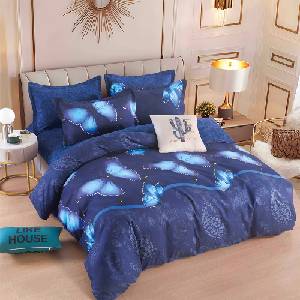 EmonaMall Двулицево спално бельо EmonaMall, 6 части - Модел S17091 (S17091-99999d)