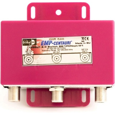 DiseqC prepínač 2/1 EMP-Centauri S2/1PCNPOS-W1 P.162-IW POS