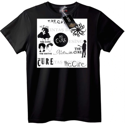 NOONEBRAND Тениска The Cure & The Smiths Банда - 2XL, White