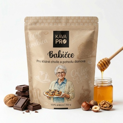 KávaPRO káva pro babičku mletí filtr 250 g