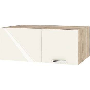 Image 1 of ИРИМ Ъглова надсройка за кухненски шкаф Сити АРФ-Крийм гланц-11-113 90 см