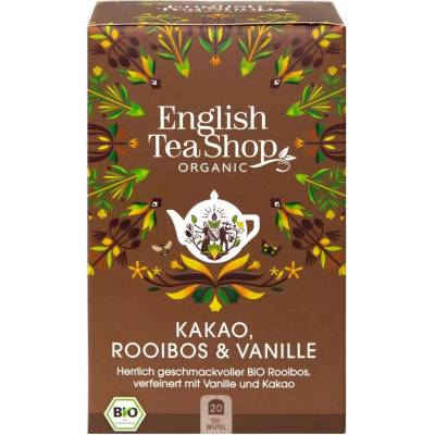 English Tea Shop Organic Cocoa Rooibos & Vanilla 20 čajových sáčků
