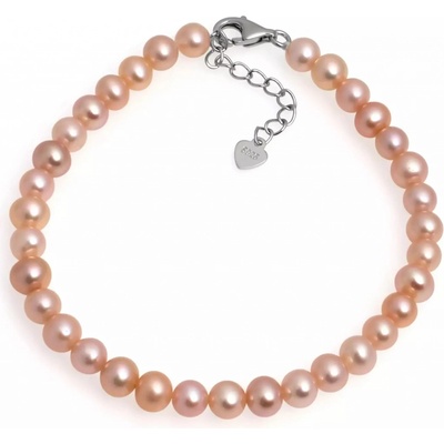 Lillian Vassago Stříbrný náramek zdobený perlami LLVY-SB008V