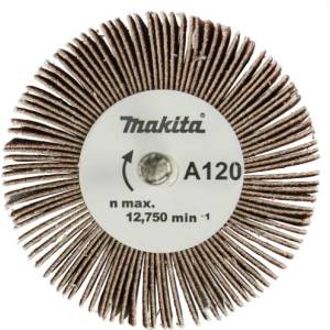Makita Диск с ламелен дръжка MAKITA 60x30x6 мм A120 Алуминиев оксид D-75281 (D-75281)