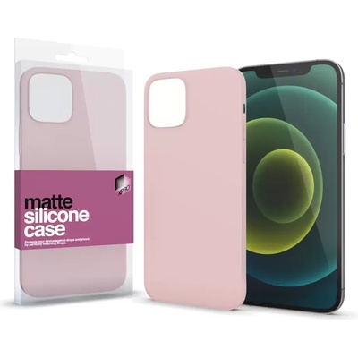 XPRO Силиконов матов калъф ултра тънък Пудрово розов за устройство Apple iPhone 12 Pro Max (120902)