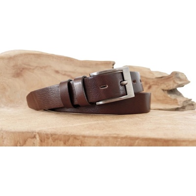 Penny Belts kožený pánský tmavě pásek 30-100-506