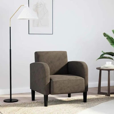 vidaXL 4100535 Rozkládací s područkami tmavě šedé 54 cm umělá kůže
