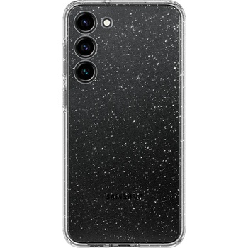 Spigen Гръб Spigen Liquid Crystal Glitter за Samsung Galaxy S23 - Прозрачен с бясък