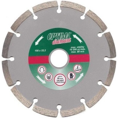 Optima Kotouč diamantový řezný segmentový 230 x 22,2 mm TD230