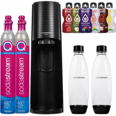 Sodastream Terra Black 2 Flaše + 2 náboje + doplnky