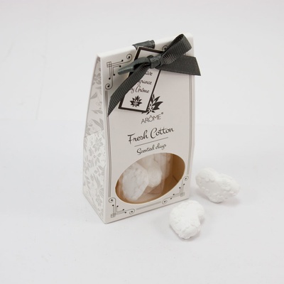 Arôme Vonné íly Srdiečka Fresh Cotton 4 ks
