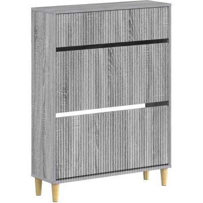 vidaXL Шкаф за обувки ARNHEM 78 x 24 x 103 см Инженерна дървесина (896661)