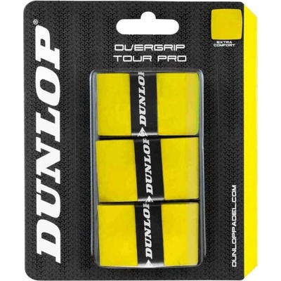 Padel omotávky DUNLOP PRO TOUR OverGrip žltý