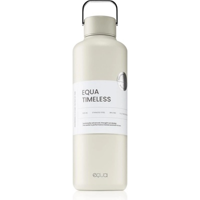 Equa Timeless nerezová láhev na vodu barva Off White 1000 ml